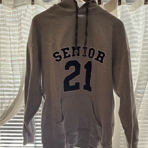 Gray Senior 21 Hoodie